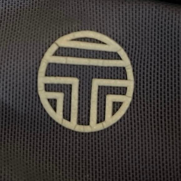 Tory Burch Tory Sport Black Scoop Neck Racerback Workout Sports Bra Size S - Picture 3 of 3